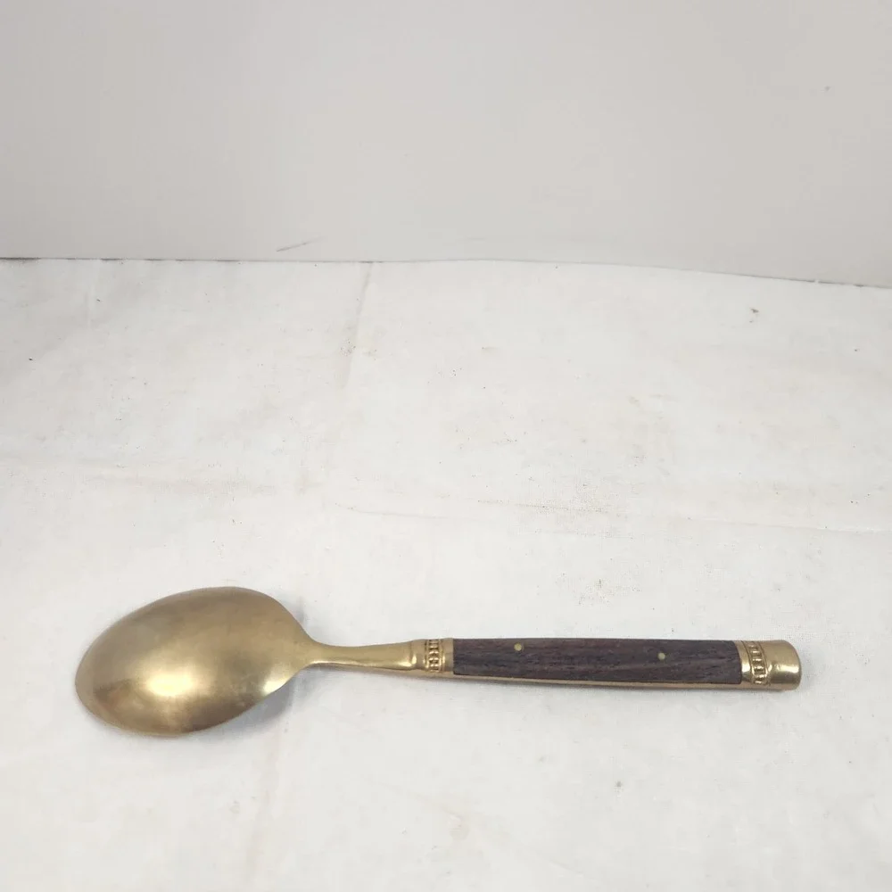 Pottery Barn antique bronze rosewood flatware Table Spoon thailand